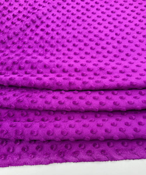 Minky dot fabric