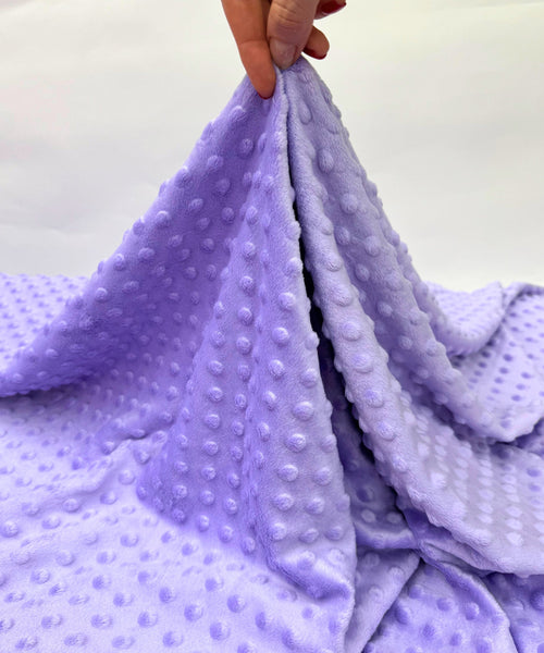 Minky dot fabric