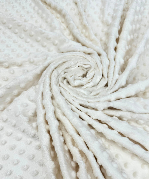 Minky dot fabric