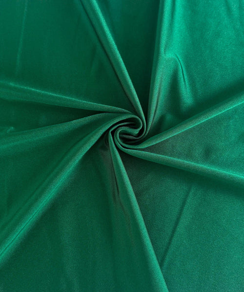green nylon spandex fabric